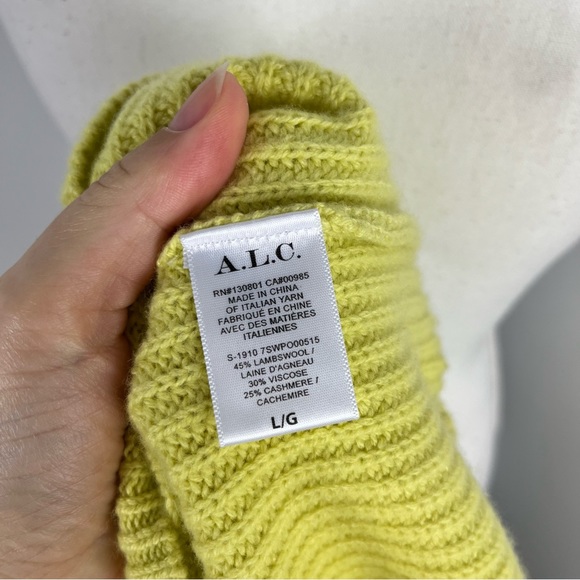 A.L.C. Wool cashmere puff sleeve sweater - Picture 11 of 11